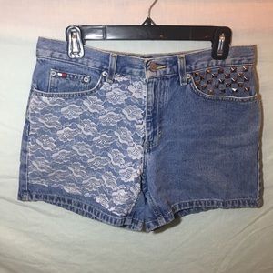 Tommy Hilfiger Denim Highwaisted Lacey Shorts